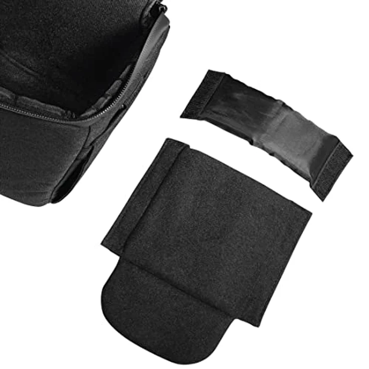 Hama Matera, Kameratasche für Digitalkameras, Schwarz, mit Doppelreißverschluss, abnehmbarem Schultergurt und verstellbaren Inneneinteilern – Bild 13