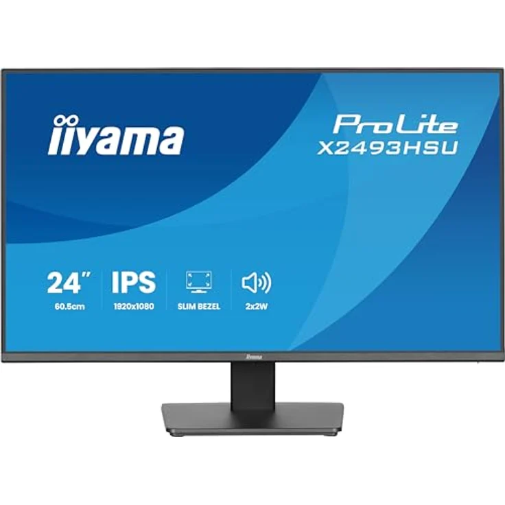iiyama Prolite X2493HSU-B1 23,8" IPS LED-Monitor, Full-HD 120Hz, HDMI, DP, USB2.0, Adaptive Sync, Schwarz, Energieklasse C – Bild 2