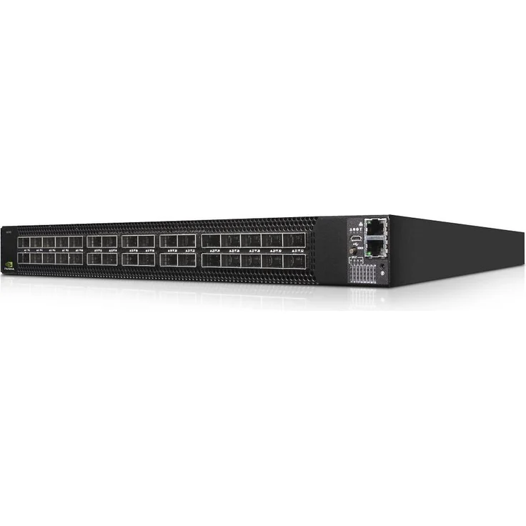 NVIDIA SPECTRUM2 SN3420, 100GBE Netzwerk Switch mit 48 Ports und hoher Portdichte, Schwarz
