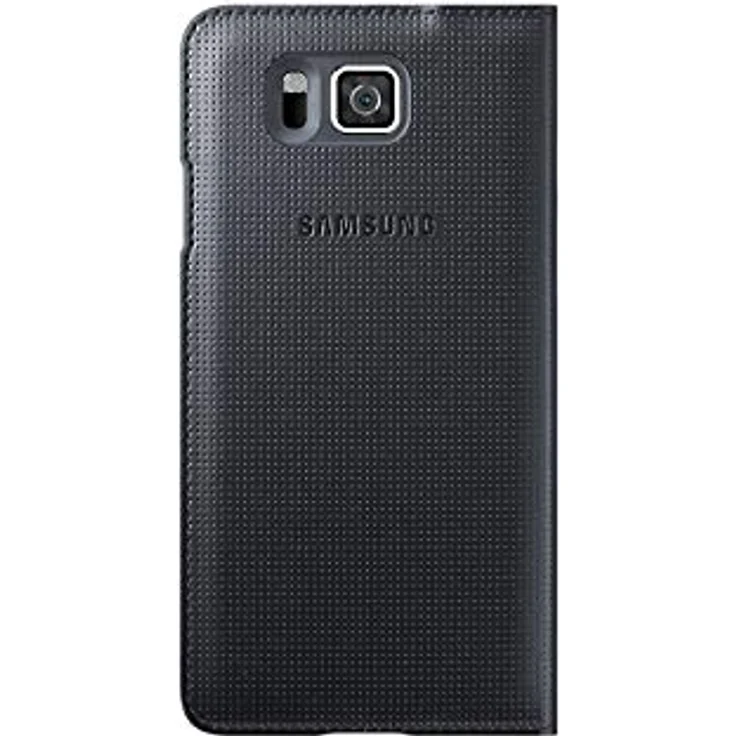 Samsung Cover S-View EF-CG850BS Galaxy Alpha silber – Bild 4