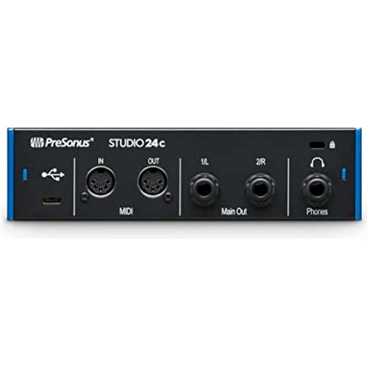 PreSonus Studio 24c, 2 Eingänge/2 Ausgänge, 192 kHz, USB-C Audio Interface mit software bundle inklusive Studio One Artist DAW, Ableton Live Lite und mehr für Aufnahme, Streaming und Podcasting – Bild 3