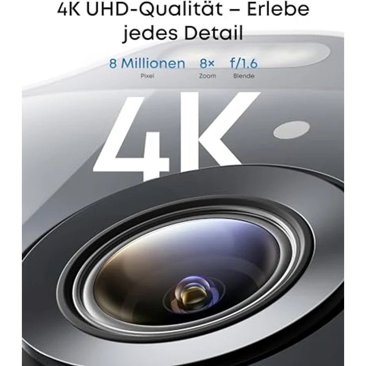 eufy eufyCam Solo, 360° Pan, AI Tracking, Ultra HD 4K, Wireless, Outdoor Sicherheitskamera mit lokalem Speicher, ohne Abo-Kosten – Bild 2