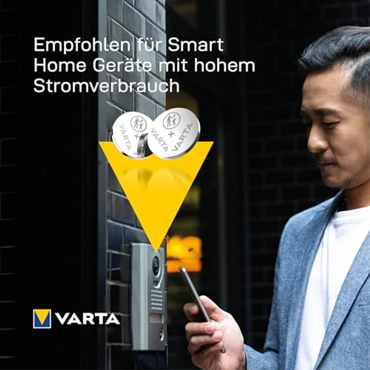 VARTA CR2016 Lithium Knopfzellen 3V Batterie in Original Blisterverpackung, 5er Pack – Bild 5