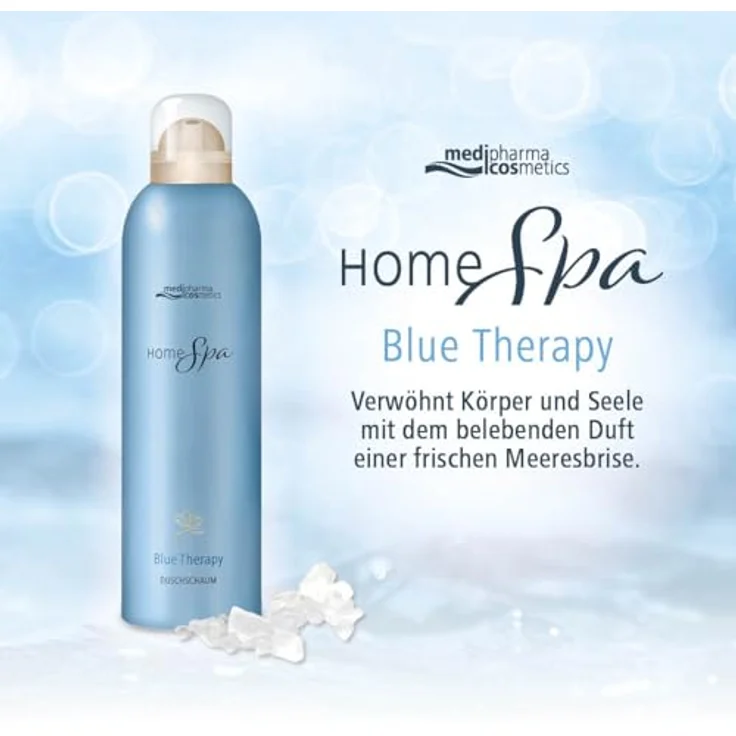 Medipharma Cosmetics Home Spa Blue Therapy Duschschaum 200 ml mit Meeresmineralien-Extrakt - Preisvergleich – Bild 2