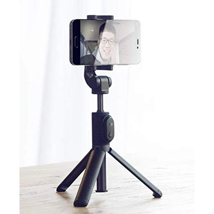 Xiaomi Mi 2in1Tripod Selfie Stick, schwarz, 360° drehbar, Smartphone-Halterung, 155g, abnehmbare Bluetooth-Fernbedienung, 60mAh Akku, 42cm Länge, BT Auslöser, Tisch-&Bodenstativ – Bild 2