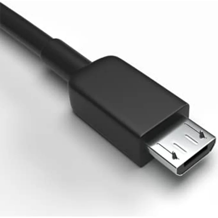 Justcom Micro-USB Ladekabel für Samsung Galaxy J5 2016, 2 m, Schwarz, Schnellladekabel mit Hi-Speed Datenübertragung bis zu 480 Mbit/s – Bild 3