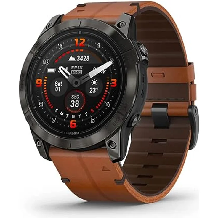 Garmin Epix Pro Gen 2, 51 mm Smartwatch mit AMOLED-Touch-Display und umfangreichen Sport-/Outdoor-Apps, schwarz – Bild 2