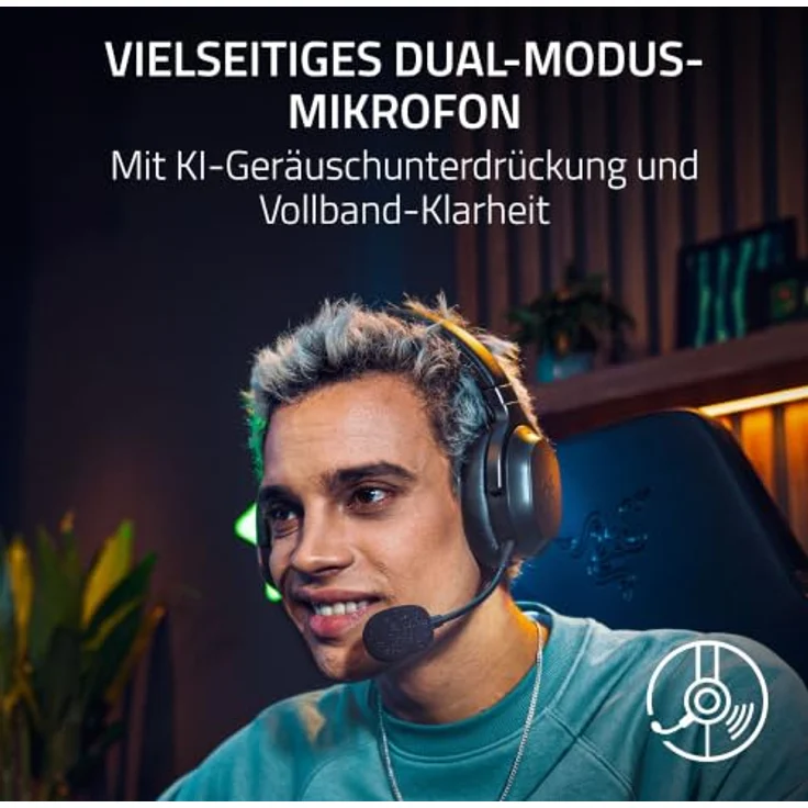RAZER Barracuda V2 Pro, Wireless ANC Gaming Over-ear Headset, Bluetooth, Schwarz – Bild 3