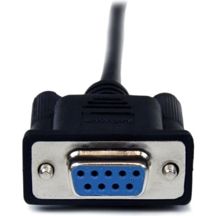 StarTech.com Seriell DB9 RS-232 Nullmodemkabel - Schwarz - St/Bu - Nullmodemkabel - DB-9 (M) - DB-9 (W) - 2,0m - Schwarz (SCNM9FM2MBK) – Bild 4