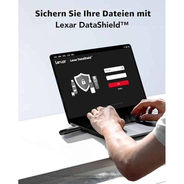 Lexar JumpDrive A30E, 3er-Pack 64GB USB-Laufwerk mit USB 3.2 Gen 1 und bis zu 100MB/s, kompatibel mit PC und Mac, Datensicherheit durch Passwortschutz – Bild 5