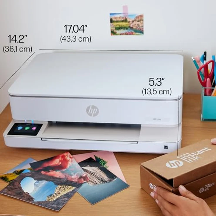 HP ENVY 6120e Multifunktionsdrucker, Wi-Fi, 6 Monate gratis Drucken mit HP Instant Ink, Beidseitiger Druck – Bild 5