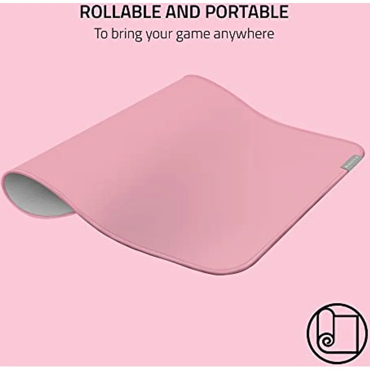 Razer Strider L - Hybrid-Mauspad mit weicher Unterseite und Oberseite für sanfte Swipes (Optimiert Optische Maussensoren, rutschfest) Quartz, RZ02-03810300-R3M1 – Bild 4