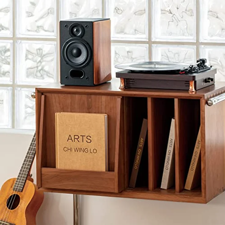 Edifier Studio R1380T 2.0 Regallautsprecher-System (42 Watt) im Echtholzgehäuse (MDF), Schwarz – Bild 5