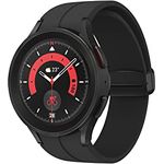 Samsung Galaxy Watch5 Pro, Smartwatch, Gesundheitsüberwachung, Sportverfolgung, LTE, 45 mm, Titan Schwarz