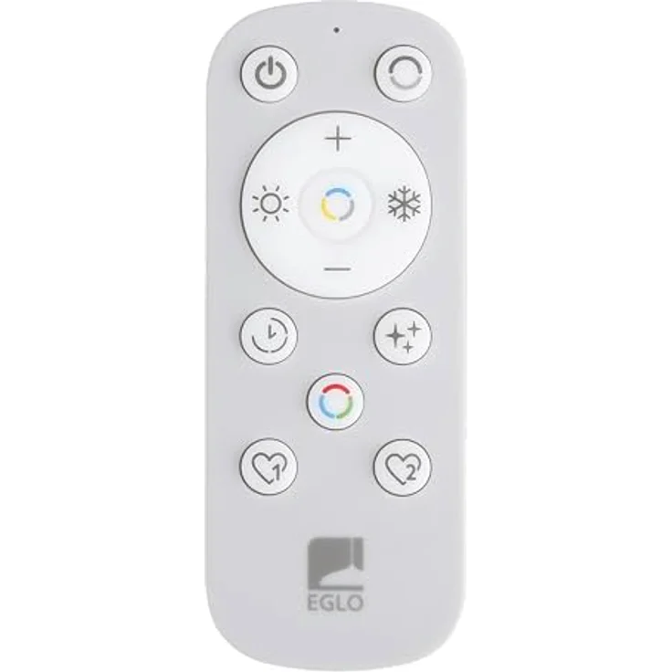 EGLO LED Deckenleuchte Amandolo, dimmbare ringförmige Deckenlampe in Weiß mit RGB Backlight, Fernbedienung enthalten – Bild 2