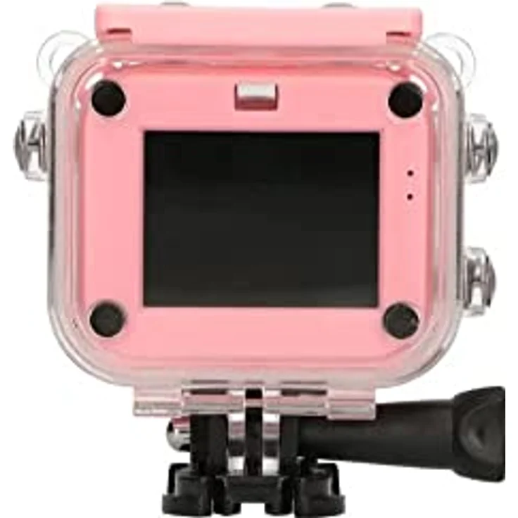 EXTRALINK Kinderkamera Digitalkamera 1080P 30fps, wasserdichte Kids Kamera IP68, 2 Zoll Bildschirm, Speicherkartenkapazität bis zu 32 GB, Rosa – Bild 4