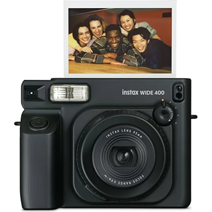 FUJIFILM instax Wide 400™, Sofortbildkamera im WIDE Format mit automatischer Belichtung, Jet Black – Bild 1