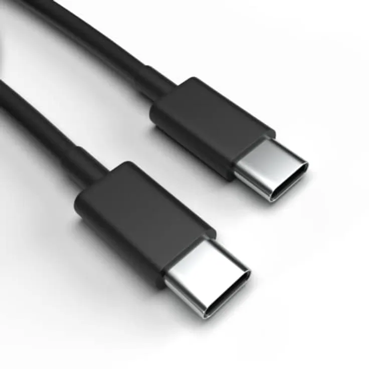 Justcom USB-C Ladekabel für Samsung Galaxy A14, 50 cm, Schnellladekabel mit 3 A Leistung, Schwarz