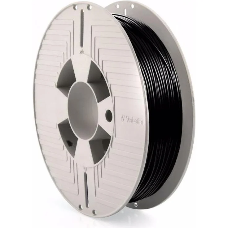 Verbatim Durabio 3D Filament, Polycarbonatharz, 1.75 mm, 500 g, Schwarz, hohe Hitze- und Kratzfestigkeit