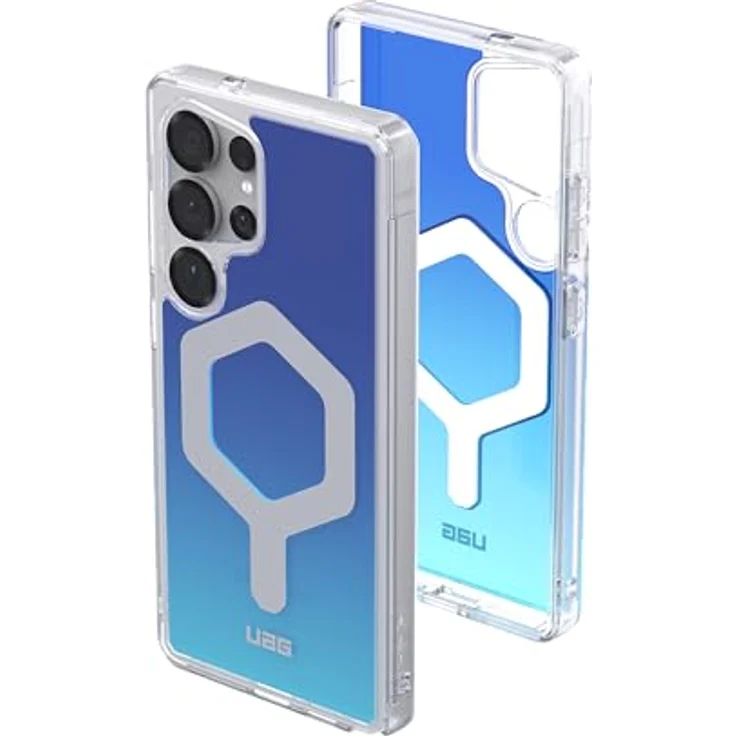 URBAN ARMOR GEAR Plyo Pro Case Samsung Galaxy S25 Ultra Hülle (Offiziell Designed for Samsung Zertifiziert, Magnetring, Wireless Charging kompatibles Cover) blau/Ombre – Bild 1