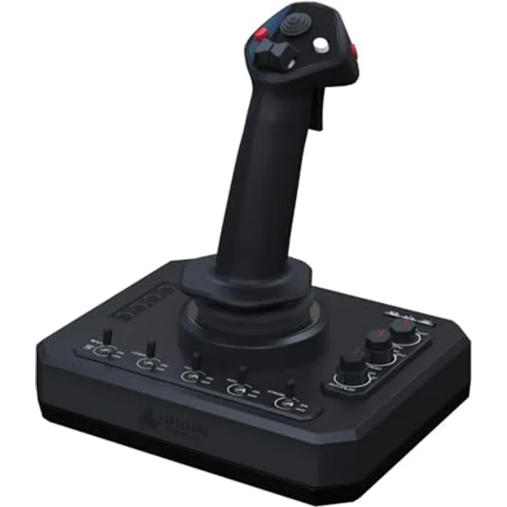 HONEYCOMB Foxtrot Aviation Stick, Wired Flight Simulator Joystick mit 16-Bit Hall-Effekt-Präzision und anpassbarer Spannung