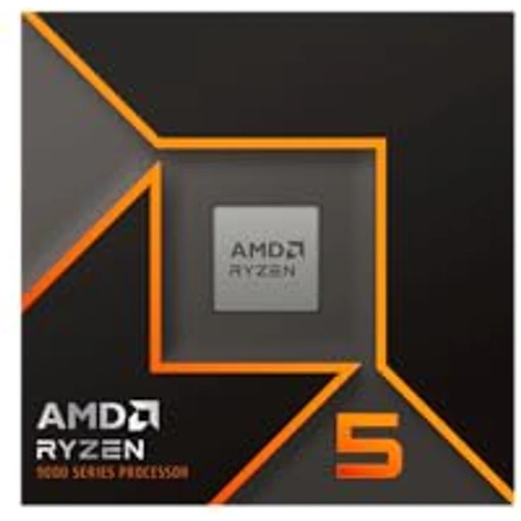 AMD Ryzen 5 9600X Prozessor, 6 Kerne/12 Threads, Zen 5-Architektur, 38MB L3 Cache, 65W TDP, Bis zu 5,4 GHz Boost-Frequenz, Socket AM5, DDR5 & PCIe 5.0, Kein Lüfter – Bild 2