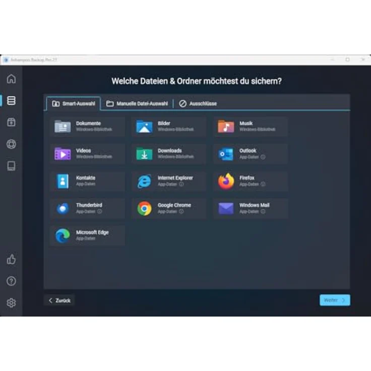 Ashampoo Backup Pro 27, Backup Software zur Sicherung und Wiederherstellung von Daten und Systemen, 1 Gerät, 1 Benutzer, Lifetime-Lizenz, PC Aktivierungscode per Product Key Card – Bild 4