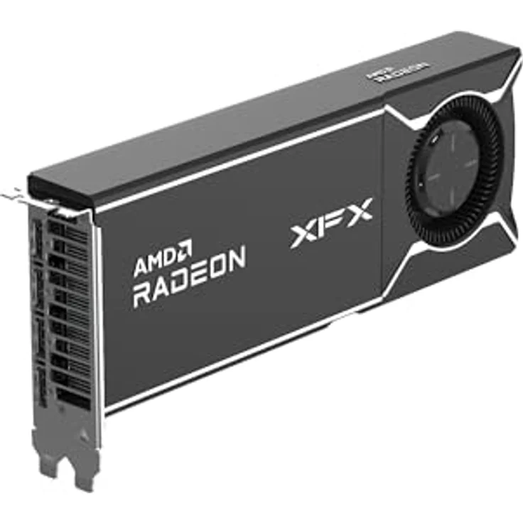 XFX AMD Radeon AI Pro R9700, 32GB GDDR6 Grafikkarte mit Boost-Takt bis zu 2920 MHz, 4x DisplayPort – Bild 2