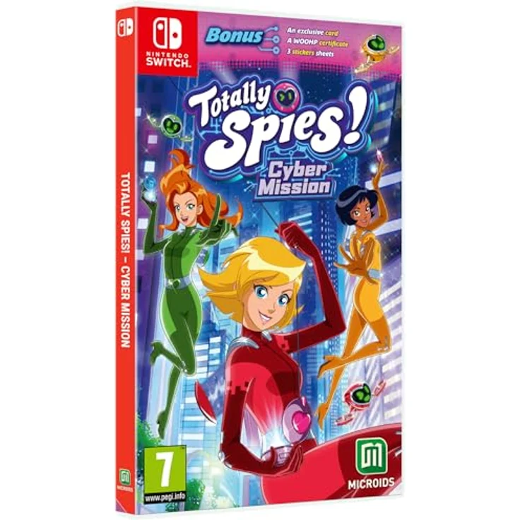 MDM MERIDIEM GAMES Totally Spies - Cyber Mission - Switch, Nintendo Switch Game mit Geheimagenten-Abenteuer und Multiplayer-Modus – Bild 2