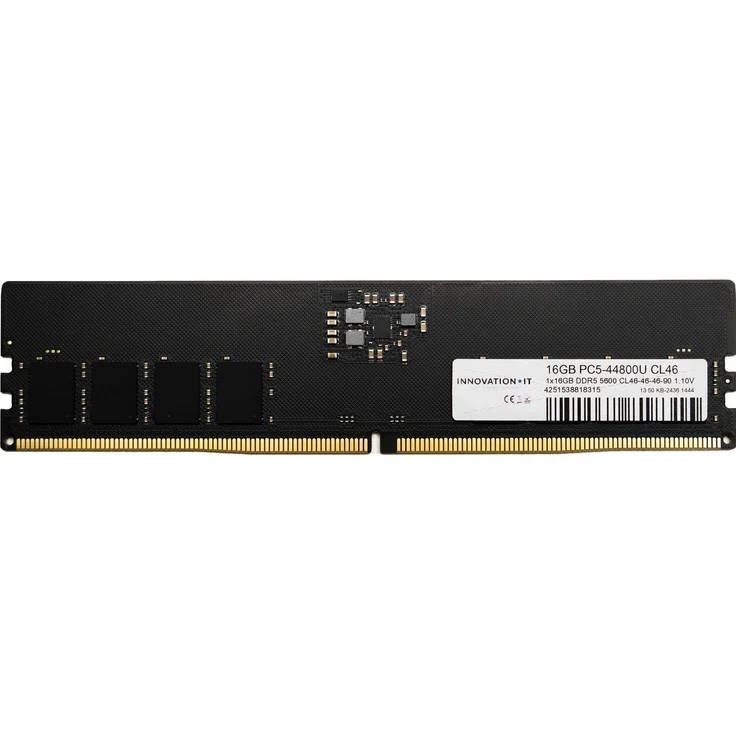 Innovation IT 5600 DDR4-RAM, 16GB CL46 1.10V (CL46-46-46-90) für hohe Leistung