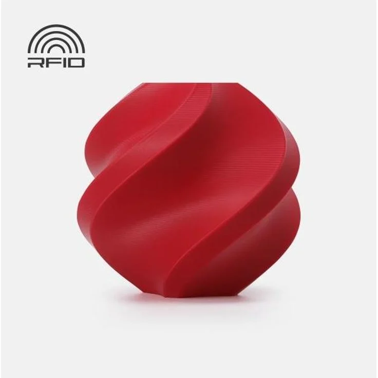Bambu Lab PLA Basic Refill, spulenloses 3D Filament in Maroon Red, 1.75 mm, mit RFID-Technologie