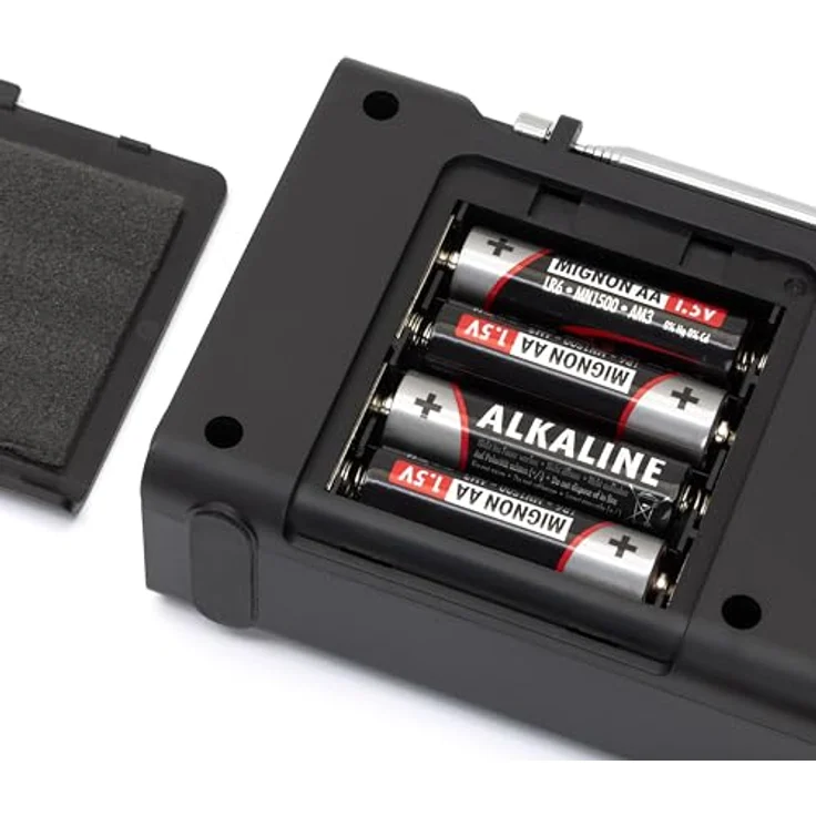 Dynavox DBT200 tragbares, digitales DAB+/UKW Radio, Wecker, BT, TFT-Display, Schwarz – Bild 4