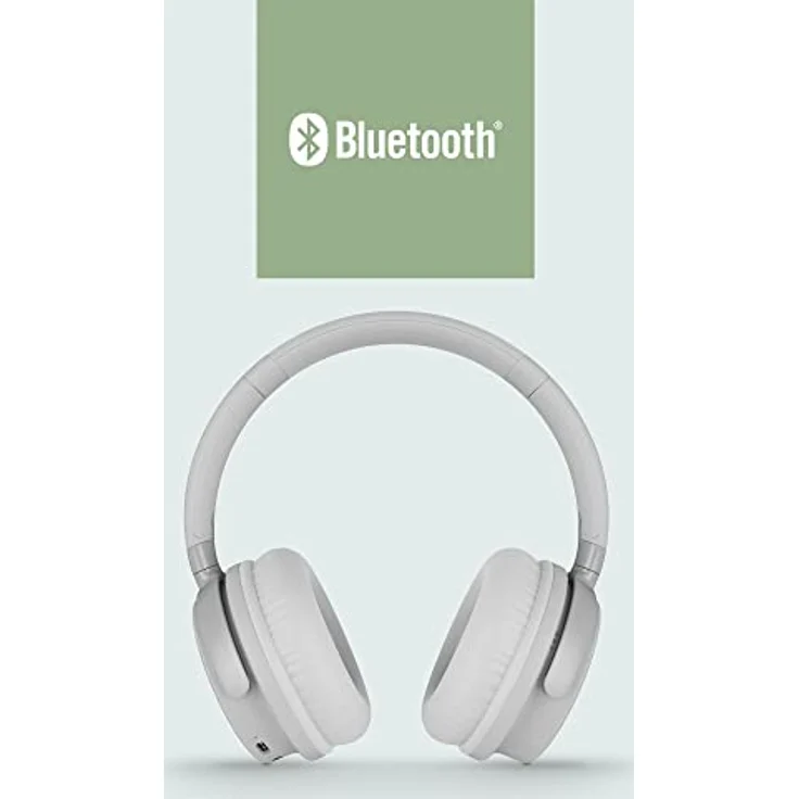 Energy Sistem Headphones Bluetooth Style 3 Stone Kabellose Kopfhörer (Bluetooth® 5.1, Deep Bass, HQ Voice Calls, Batterielaufzeit: 25 Stunden), Grau – Bild 3