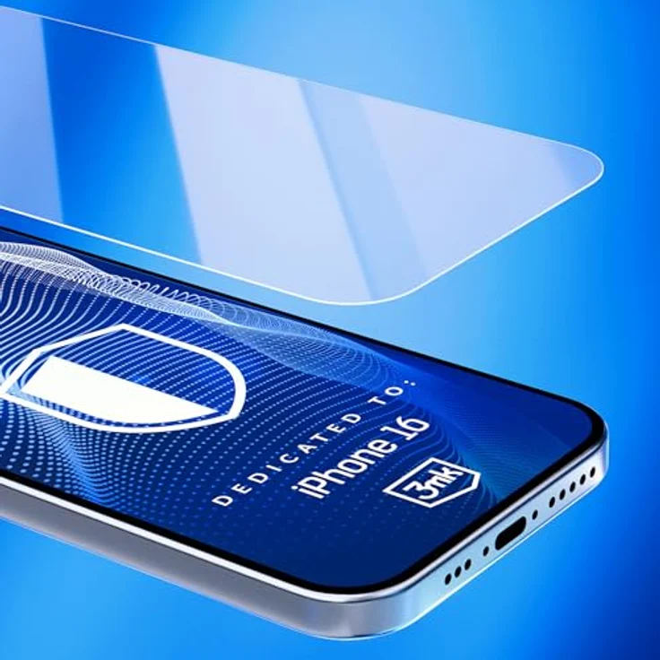 3MK FlexibleGlass Pro, Displayschutzfolie für Apple iPhone 16, kratzresistent und schlagfest, 0,3 mm dick – Bild 10