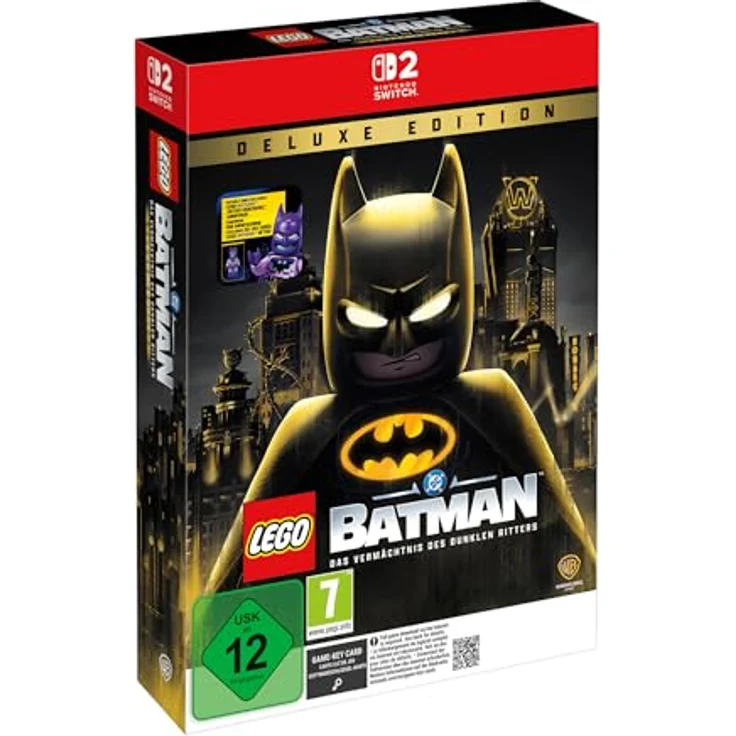 WARREN BROS. ENTERTAINMENT LEGO Batman: Das Vermächtnis des dunklen Ritters Deluxe - Nintendo Switch 2, mit 3 Tagen früherem Zugriff, 30 Gegenständen, 3 thematischen Paketen und neuen Spielinhalten – Bild 1