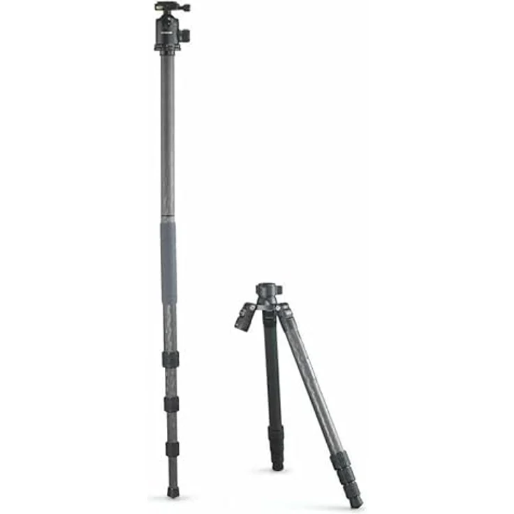 Cullmann CARVAO 832MC Dreibein Stativ, Schwarz, Höhe offen bis 180 cm – Bild 6