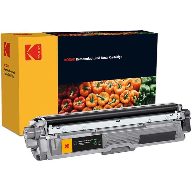 Kodak TN241BK/TN242BK, Wiederaufbereiteter Toner mit 2500 Seiten Druckleistung in Schwarz, kompatibel mit Brother HL-Serie