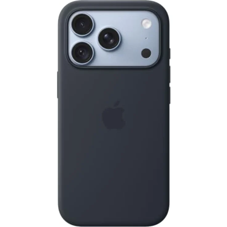 Apple Silicone Case für iPhone 18 Pro, Navy-Blau, MagSafe-kompatibel, schützt vor Kratzern und Stürzen – Bild 1