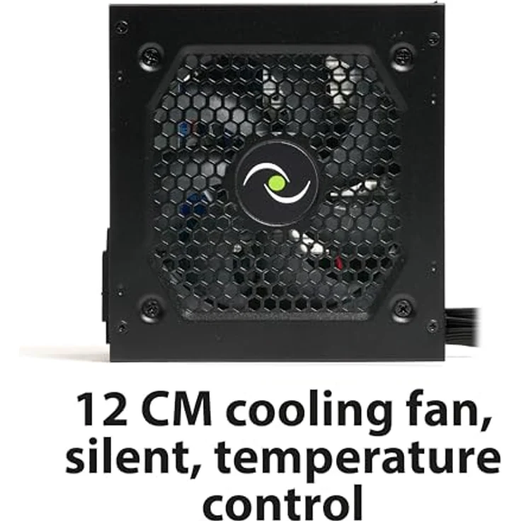Tecnoware Free Silent Netzteil ATX 500 W Real PC Lüfter 12 cm 2 x SATA 1 x 24 Pole, 1 x 1 2 V, 4 + 4 Pole, 2 x Molex, 1 x Floppy, Einzelpackung – Bild 6