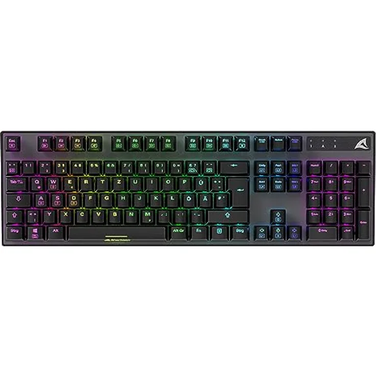 Sharkoon Skiller SGK20, mechanische Schalter, Huano Red, RGB