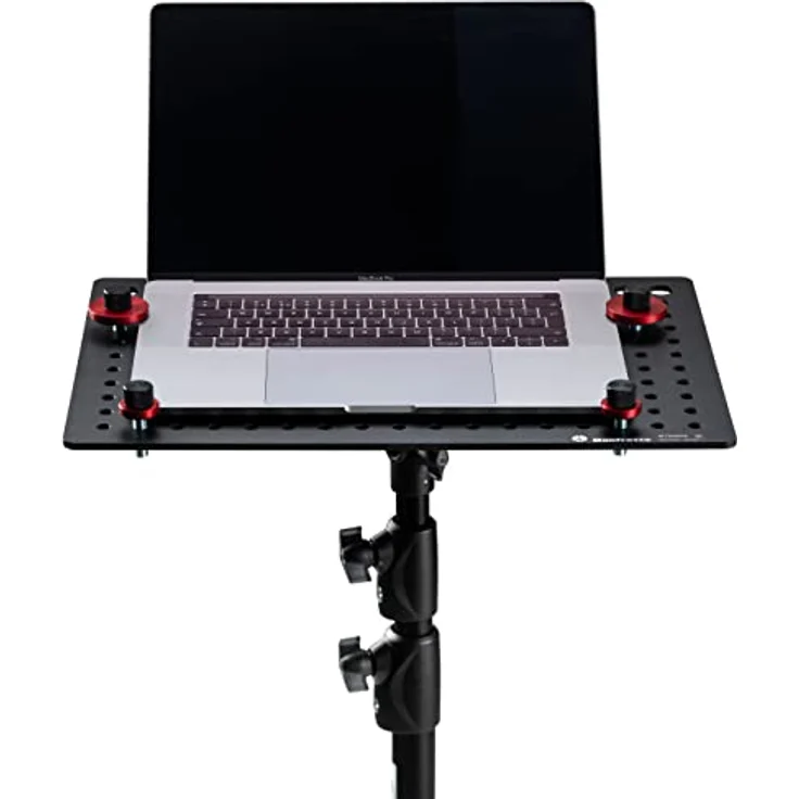 Manfrotto TetherGear Laptop Deck, Leichte Aluminium-Halterung, 46 cm x 31 cm, Cheese Plate Style, Anti-Rutsch-Halterung und Kabelmanagement, Schwarz, MLTSA4301B – Bild 4