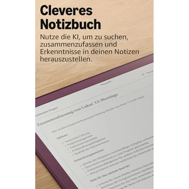 Amazon Kindle Scribe Colorsoft 64 GB, 11-Zoll E-Book-Reader mit Frontlicht und integriertem Notizbuch, Feige – Bild 5