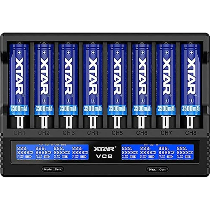 Xtar Ladegeräte VC8 für Li-Ion & Ni-MH Akkus – Bild 4