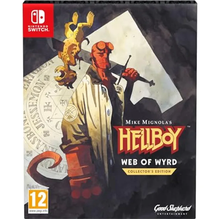 Devolver Digital Mike Mignola's Hellboy: Web of Wyrd Collectors Edition - Switch, inkl. 112-seitiges Kunstbuch und Roguelike Action Brawler