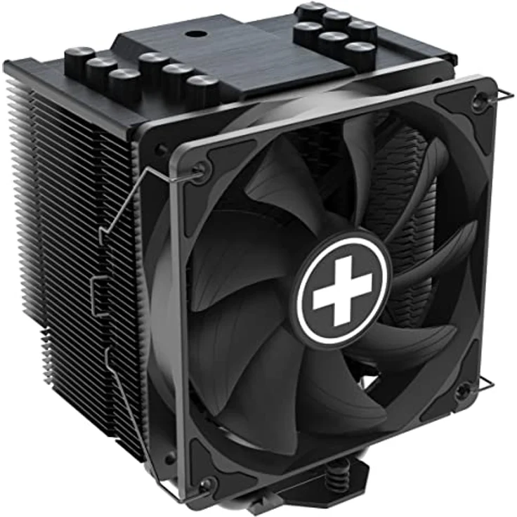 Xilence M906 AMD und Intel CPU Kühler, AM5/AM4, LGA 2066/2011/1700/1200/1151/1150/1155/1156, 250W TDP, leiser 120mm FDB PWM Lüfter, optimal für hohe Kühlanforderungen im Gaming und Streaming, schwarz – Bild 2