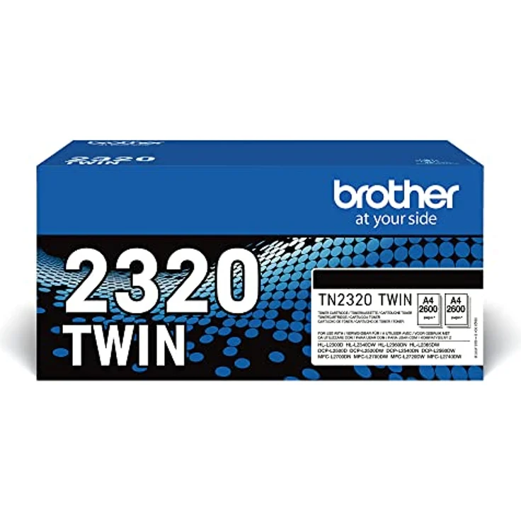 Brother TN-2320TWIN, Tonerpatrone schwarz im 2er-Set, Druckleistung ca. 2x 2.600 Seiten – Bild 2