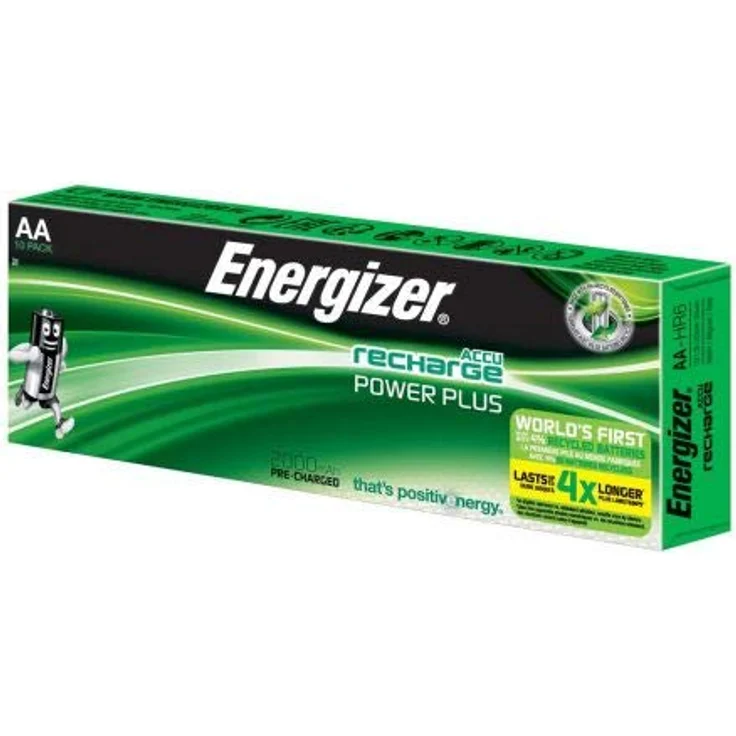 Energizer Mignon (AA)-Akku NiMH Power-Plus HR06 2000 mAh 1.2 V 10 St. (E300626800) – Bild 2