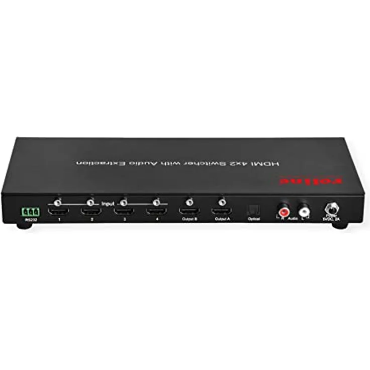 ROLINE 4K HDMI Matrix Switch, 4 x 2, mit Fernbedienung – Bild 5
