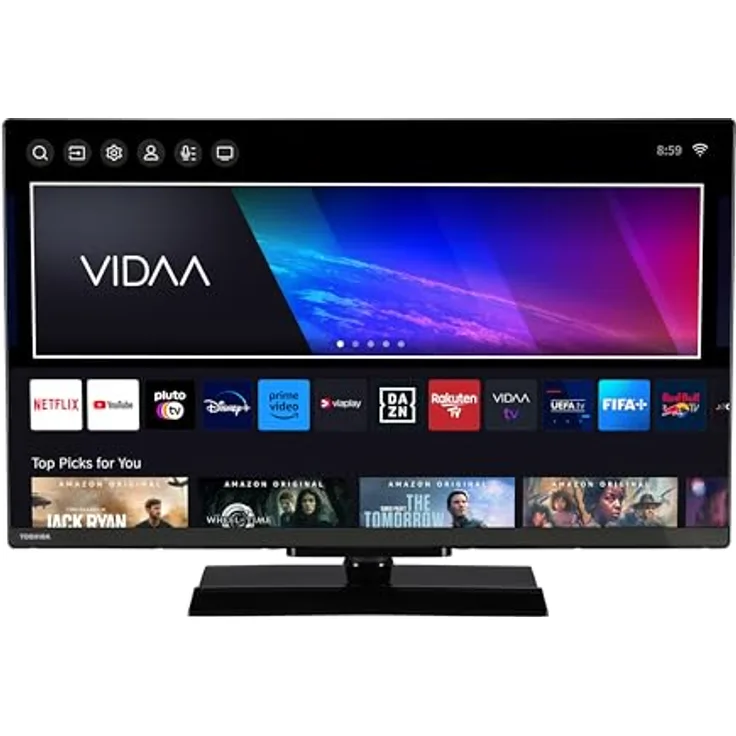 Toshiba 32WV3E63DAZ 32 Zoll Fernseher/VIDAA Smart TV (HD Ready, HDR, Triple-Tuner, Bluetooth, Dolby Audio) [2024]