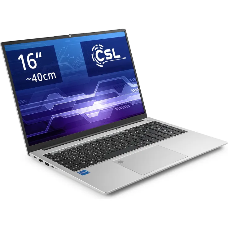 CSL R'Evolve C16, 16" Notebook mit Intel Core i5-1235U, 4000 GB SSD und 16 GB RAM, Grau